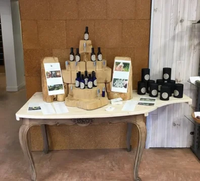 présentoir boutique